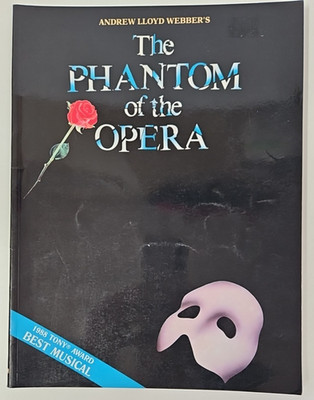 The Phantom of the Opera Music Song Book Andrew Lloyd Weber 1988 Tony Award Best
