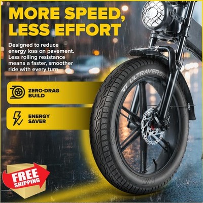 ULTRAVERSE 20x3.0 20x4.0 26x4.0 Fat Ebike MTB Tire