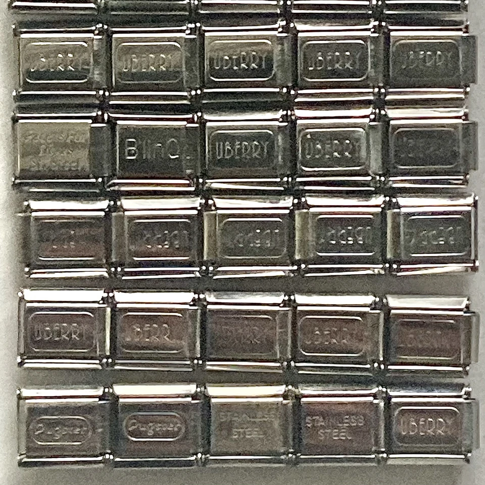 Lote de 50 piezas DIJES ITALIANOS 9 MM #338 al por mayor nuevo stock antiguo nuevo en stock dijes fotográficos Foto 4 de 4