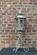 Lanterna in piedi nostalgia lanterna da terra decorazione da giardino lantern...