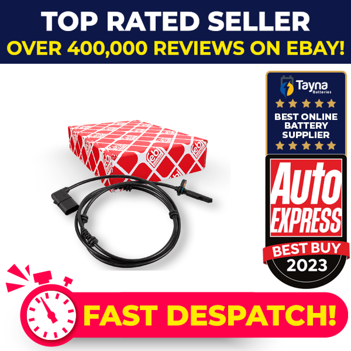 ABS Sensor Front Right 179165 Febi Wheel Speed A2539053400 2539053400 Quality
