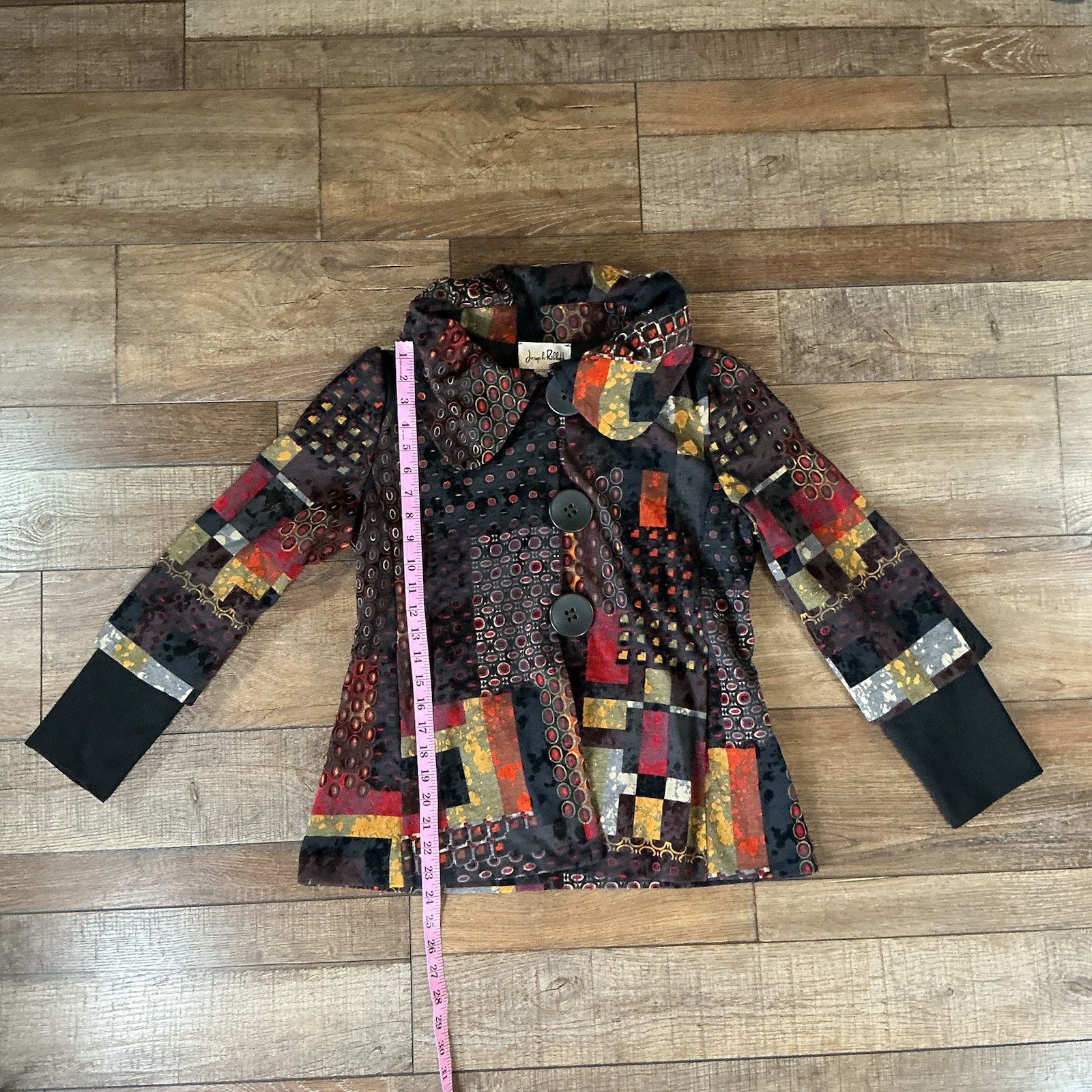 Roseph Ribkoff Abstract Patchwork Jacket Women's … - image 1