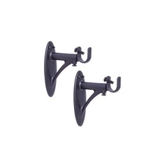 Kenney Fast Fit Easy Install 5/8" Diameter Adjustable 3-4" Curtain Rod Bracket