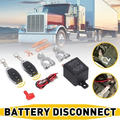Universal Wireless Disconnect Isolator Car Battery 12v 200A 3 X Remote Control