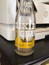 8? ACL SODA BOTTLE DIXIE GRAPE CHARLOTTE NC 1947 Woman Picture Label Dress