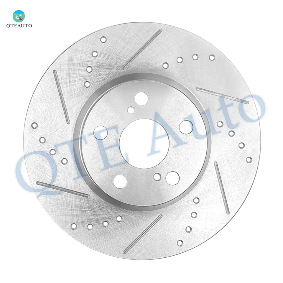 Rotores de disco de freno delanteros ranurados perforados 275 mm para Scion XD 2008-2014 Foto 3 de 4