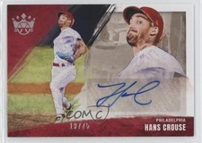 2022 Panini Diamond Kings DK Signatures Holo Silver 19/75 Hans Crouse Auto 0i1b