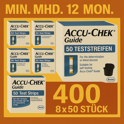ACCU - CHEK GUIDE  (8x50) 400 Stück Originalware von Roche Diagnostics