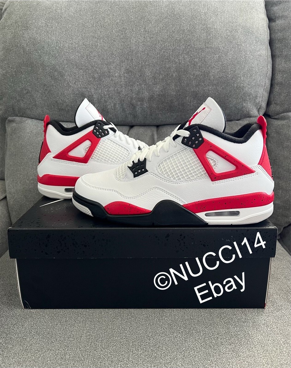 Size 10.5 - Nike Air Jordan 4 Retro Red Cement with Receipt DH6927