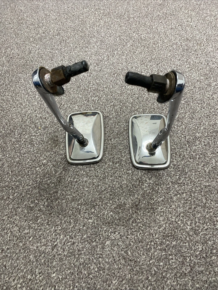 Par clásico TEX E11 1206 MK3 cuello de cisne guardabarros espejo lateral MG Triumph Jaguar Foto 2 de 4