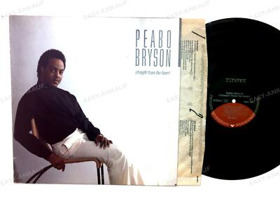 Peabo Bryson - Straight From The Heart Europe LP 1984 + Innerbag .