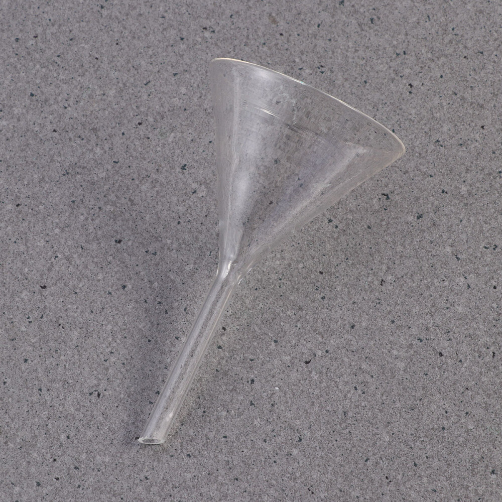 Chemistry Feeding Funnel Stainless Steel Water Bottles Metal Mini Solid