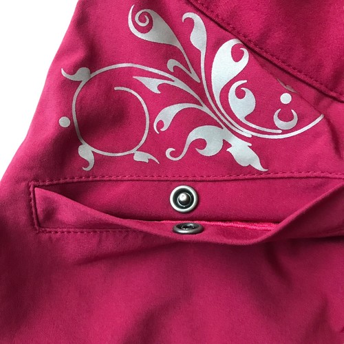Athleta roter Active Skort Rock Damen 6 Taschen Reißverschluss gefüttert Tennis Laufen - Bild 17 von 18