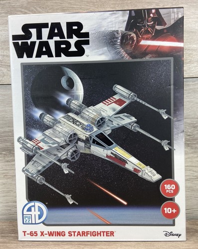 Star Wars T-65 X-Wing Starfighter 4D Puzzle 160 Pcs SEALED Disney New Model Kit
