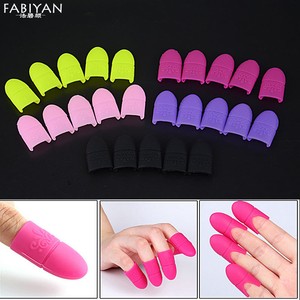 10pcs Plastic Nail Art Soak Off Cap Clip Uv Gel Polish Remover Wrap