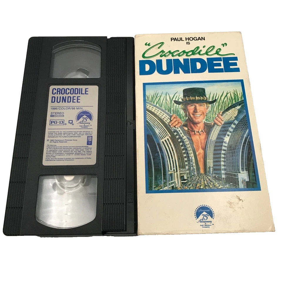 Crocodile Dundee VHS 1986 Paul Hogan - Image 3 of 3