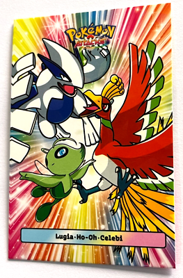 2025 POKEMON ATTACK 2 DATABASE Card #115 LUGIA HO-OH & CELEBI