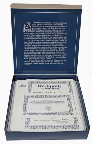 METTLACH COLLECTORS SOCIETY - SNOW WHITE and THE SEVEN DWARFS 1980 10-Inch PLATE - Bild 15 von 15