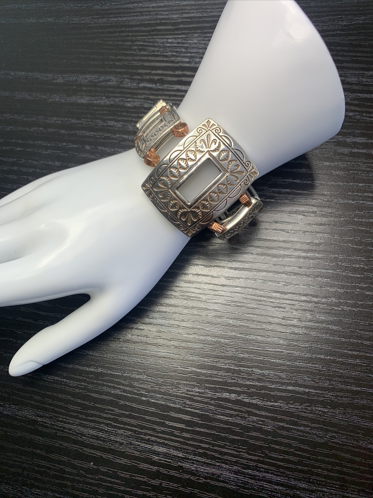 Signed Brighton Quality Silver Copper Southwester… - image 14