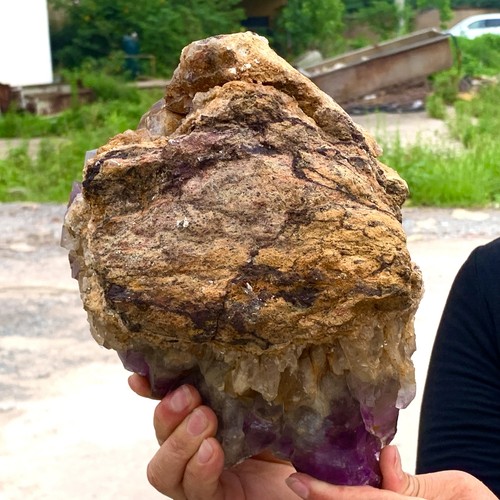 11.88LB Natural Amethyst geode quartz cluster crystal specimen Healing - Afbeelding 18 van 19