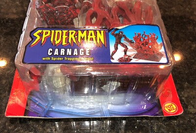 2004 ToyBiz Marvel Spider-Man Carnage w/Spider-Trapping Action