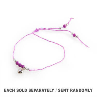 Bracciale Dell'amicizia In Perle Di Vetro Fatto A Mano – Regolabile, Artigianato Boliviano - 2