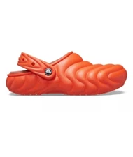 Crocs CLASSIC LINED OVERPUFF CLOGSNew Crocs Lava Orange Sandals Shoes Sz M9/W11