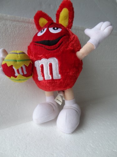 M&M Vintage 2003 Mini Easter Seasonal Plush Red Doll 10"