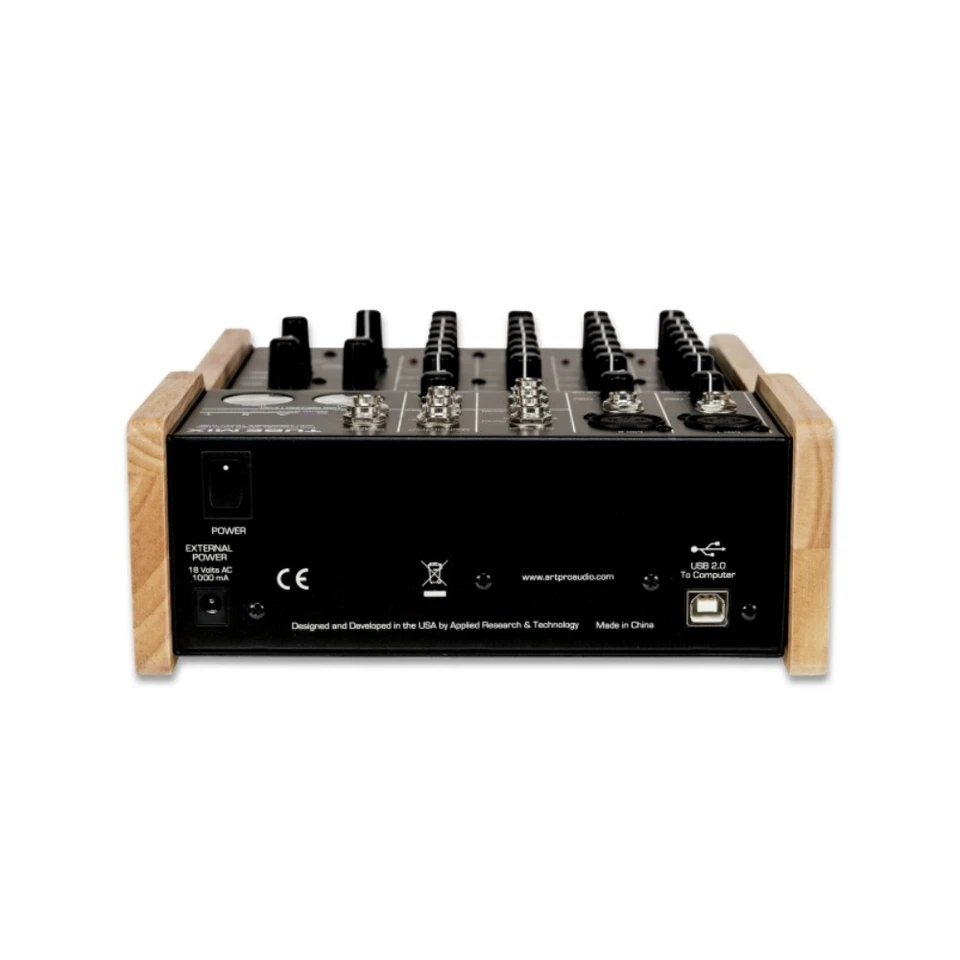 ART USBMIX6 Microphone, Instrument, Line FX Mixer USB Computer Podcast Interface - Image 2 of 4