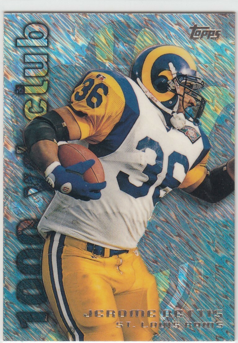1995 Jerome Bettis Topps POWER BOOSTER Foil Parallel #26 - Rams Steelers