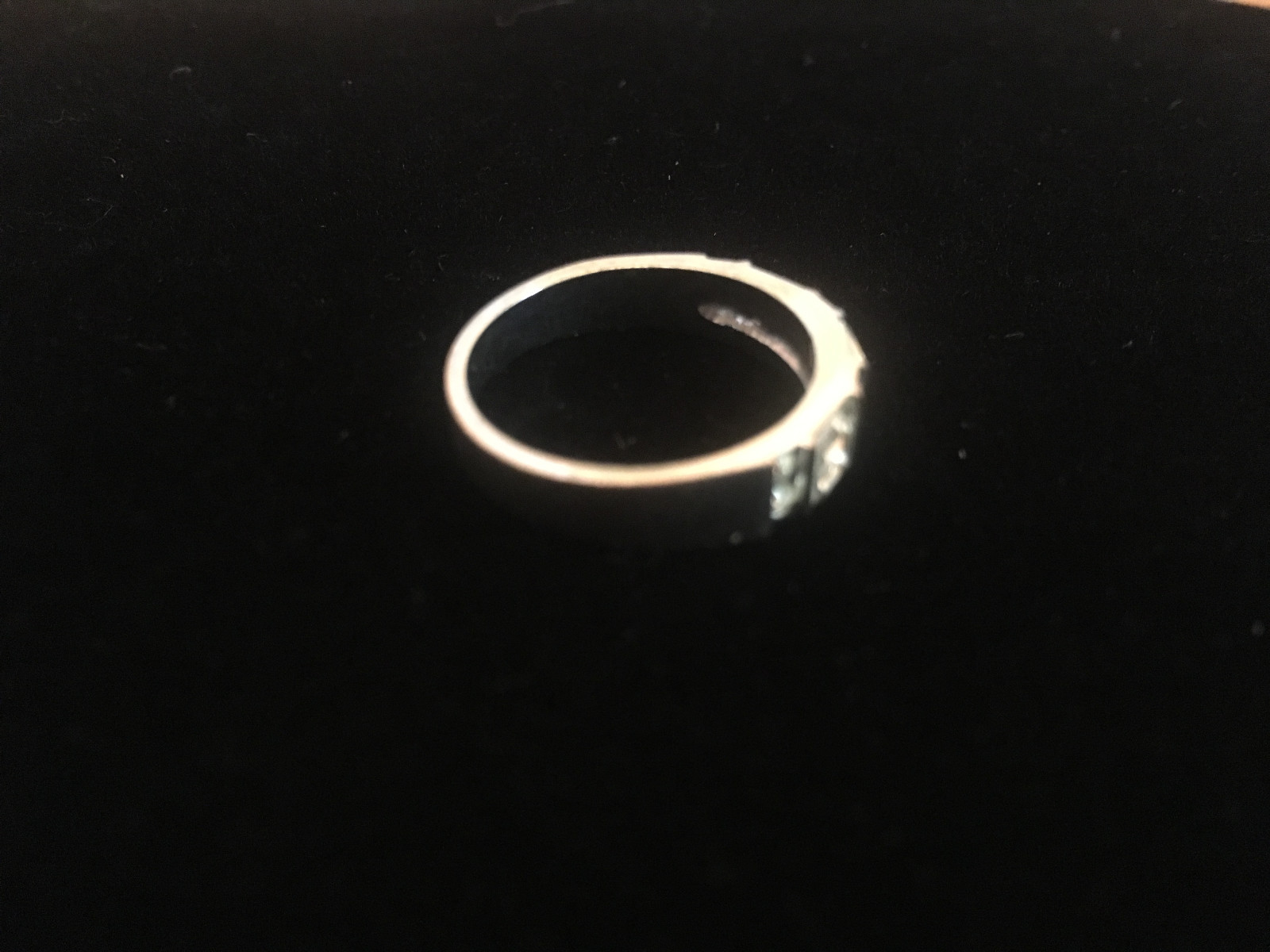 White CZ Silver Plated Stackable / Stacking Band … - image 3