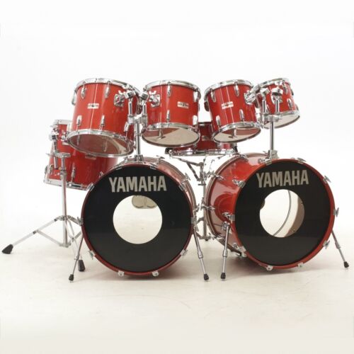 Yamaha Turbo Tour Custom 8-pc Drumset, Red Lacquer, 1980s