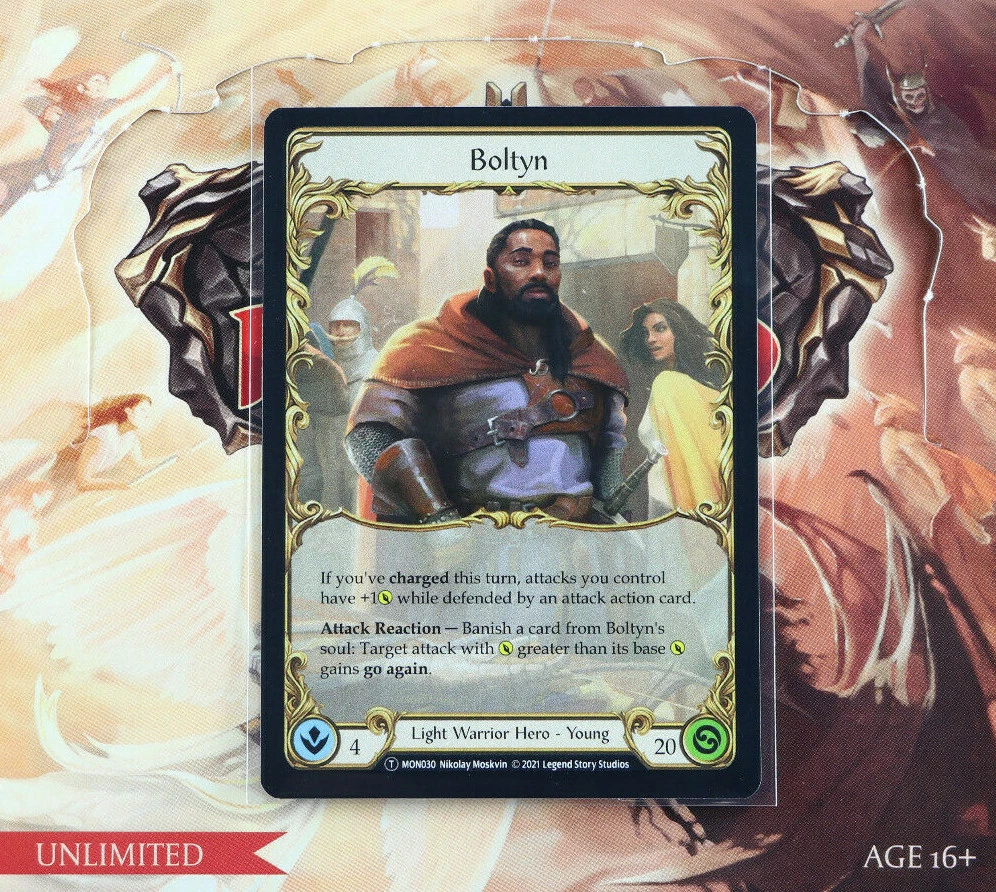 Flesh And Blood Double Sided Boltyn MON030 Ser Boltyn, Breaker of Dawn MON029