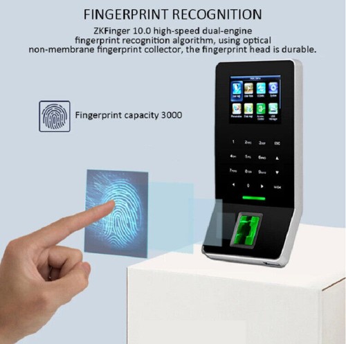 ZKTeco F22 WiFi + ID Fingerprint Access Control Attendance Clock 2.4-inch Screen - Picture 2 of 14