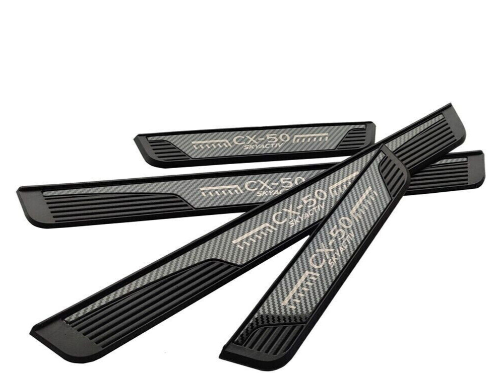 For Mazda CX50 Accessories Door Sill Protector Scuff Plate Auto Sticker 2026