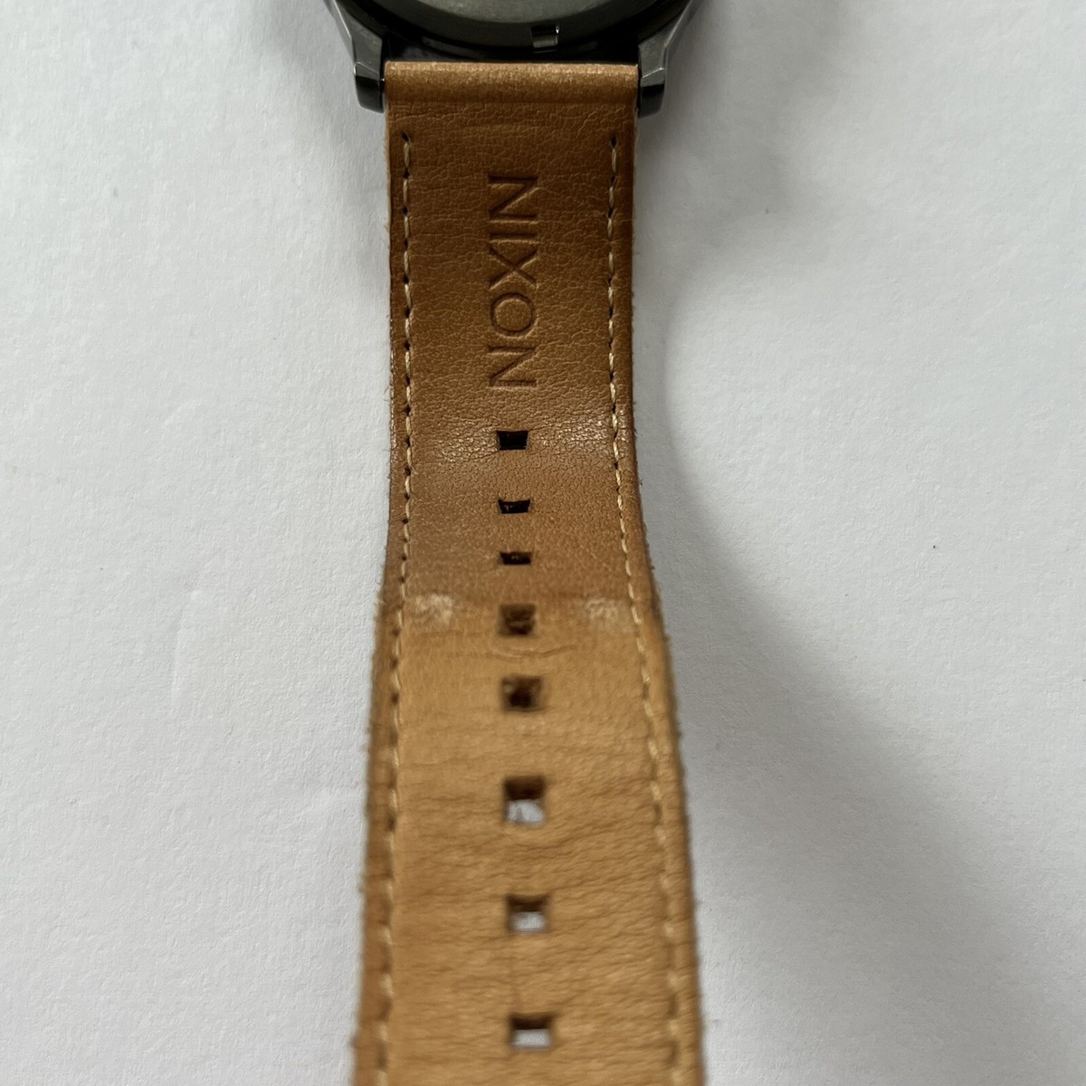 Nixon Watch Never Be Late Sentry Leather SS Men's Adjustable Nixon Watch Never Be Late Sentry Leather SS Men's Adjustable