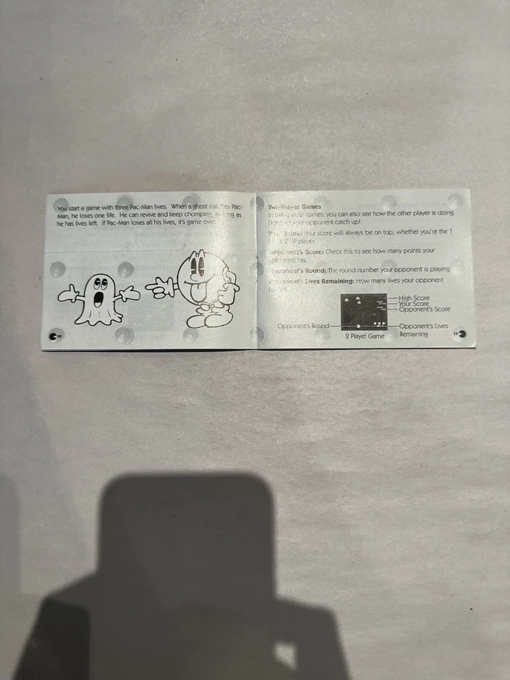 Pac Man Special Color Edition PacMan Gameboy Color Instruction Manual Only M18 - Image 2 of 3