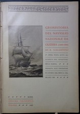 MARINA ITALIANA: GALLIZIOLI CRONISTORIA NAVIGLIO NAZIONALE DA GUERRA (1860-1906)