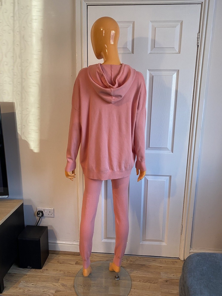 Live The Process Peach Hoodie Size Small & Joggers Size Extra Small Set View 2