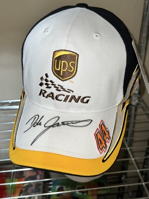 Dale Jarrett MWR #44 TOYOTA UPS RACING HOFer autographed NOS VINTAGE NASCAR hat