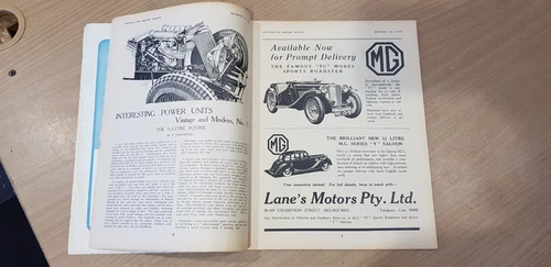 AUSTRALIAN MOTOR SPORTS MAGAZINE OCT. 15TH 1948 JOWETT JAVELIN 350cc DOUGLAS - Picture 4 of 19