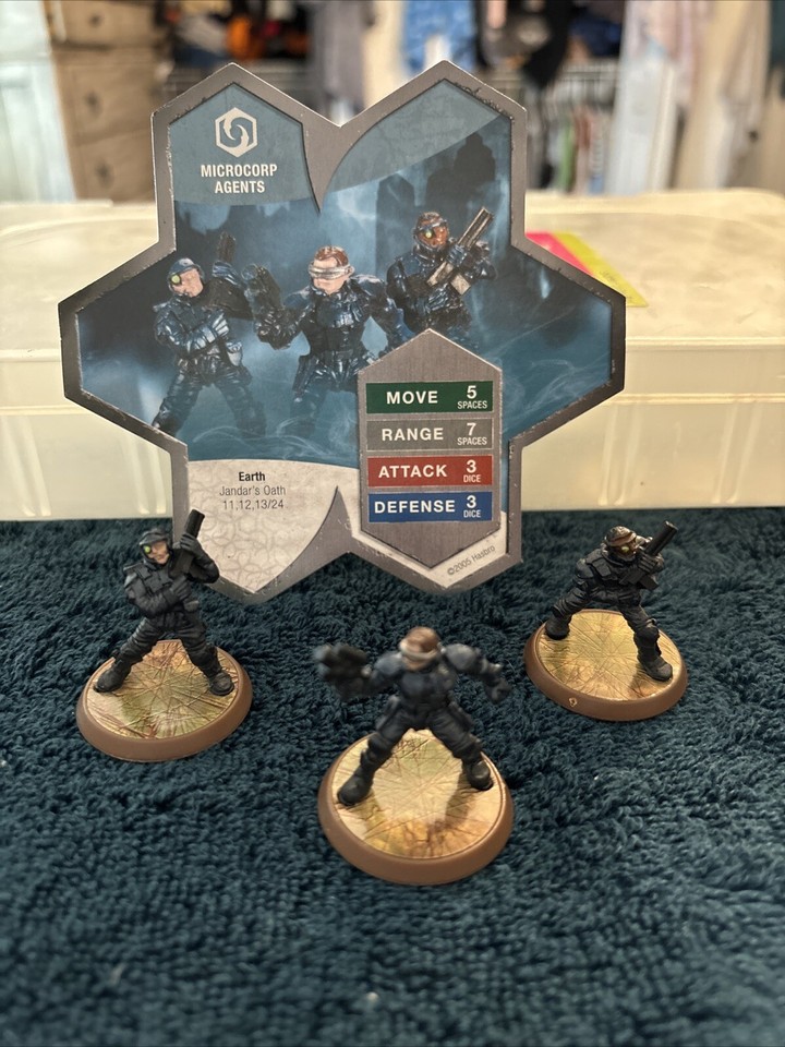 Microcorp Agents Heroscape Wave 3 Jandar's Oath Figures and Card eBay