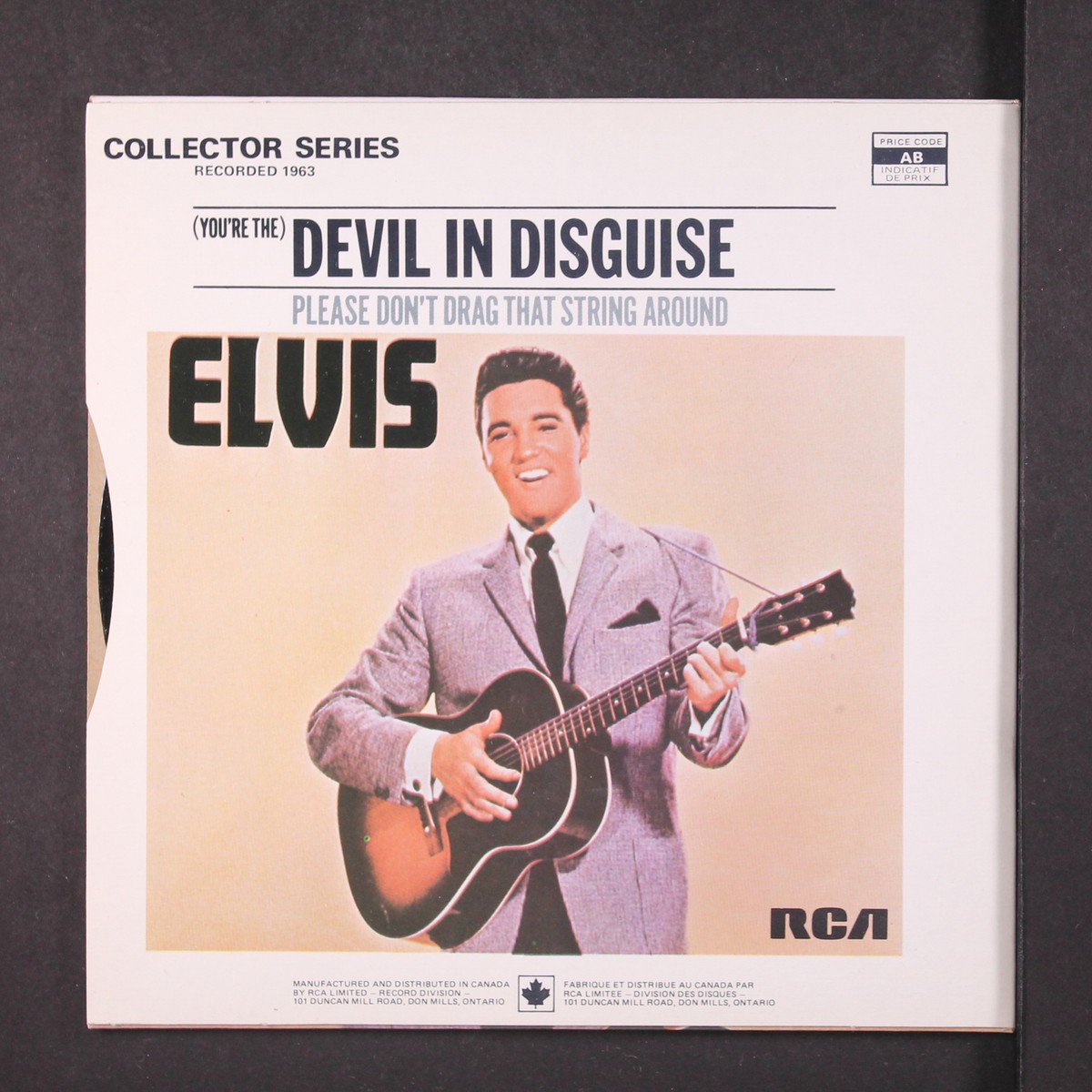 ELVIS PRESLEY: devil in disguise / please don't drag that string
