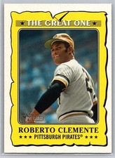 2021 Topps Heritage #GO-21 Roberto Clemente The Great One 10a
