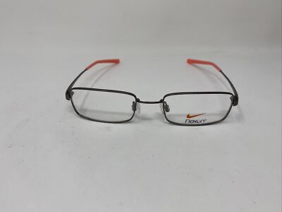 NIKE WITH FLEXON KIDS EYEWEAR 4631 037 47/18/130 BROWN EYEGLASSES !O91