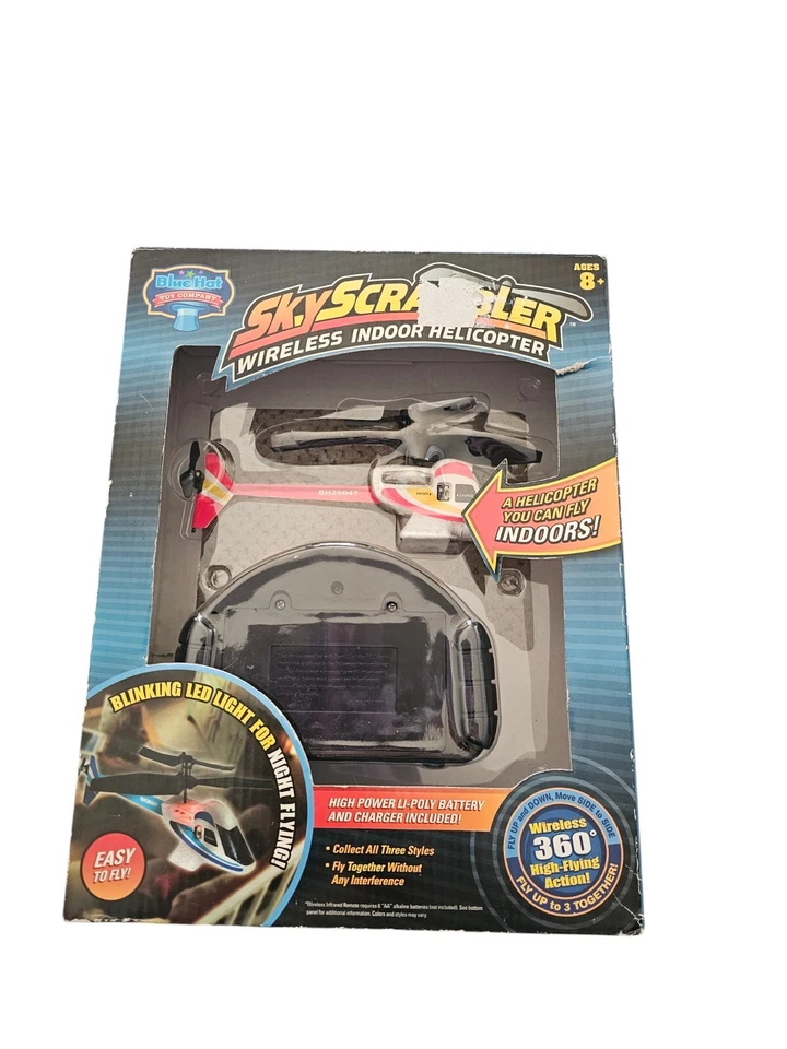 Sky Scrambler Wireless Indoor Helicopter In Orange - Image 3 of 4