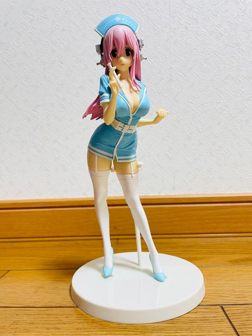 Super Sonico Nurse ver. Blue Lab Coat Prize Japan Import Limited