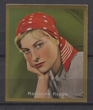 Marianne Hoppe Vintage Movie Star Cigarette Trading Card Josetti No.109