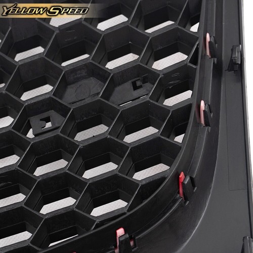 Fit For 2006-2009 VW MK5 JETTA GLI / GTI Badgeless Mesh Grille Black W/ Red Line - Picture 7 of 12