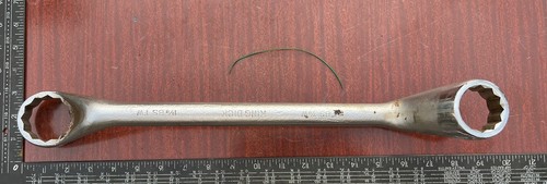 Llave de anillo grande con manivela King Dick 7/8 W x 1 pulgada Whitworth 1-1/8 BS DDW214 - Imagen 2 de 7